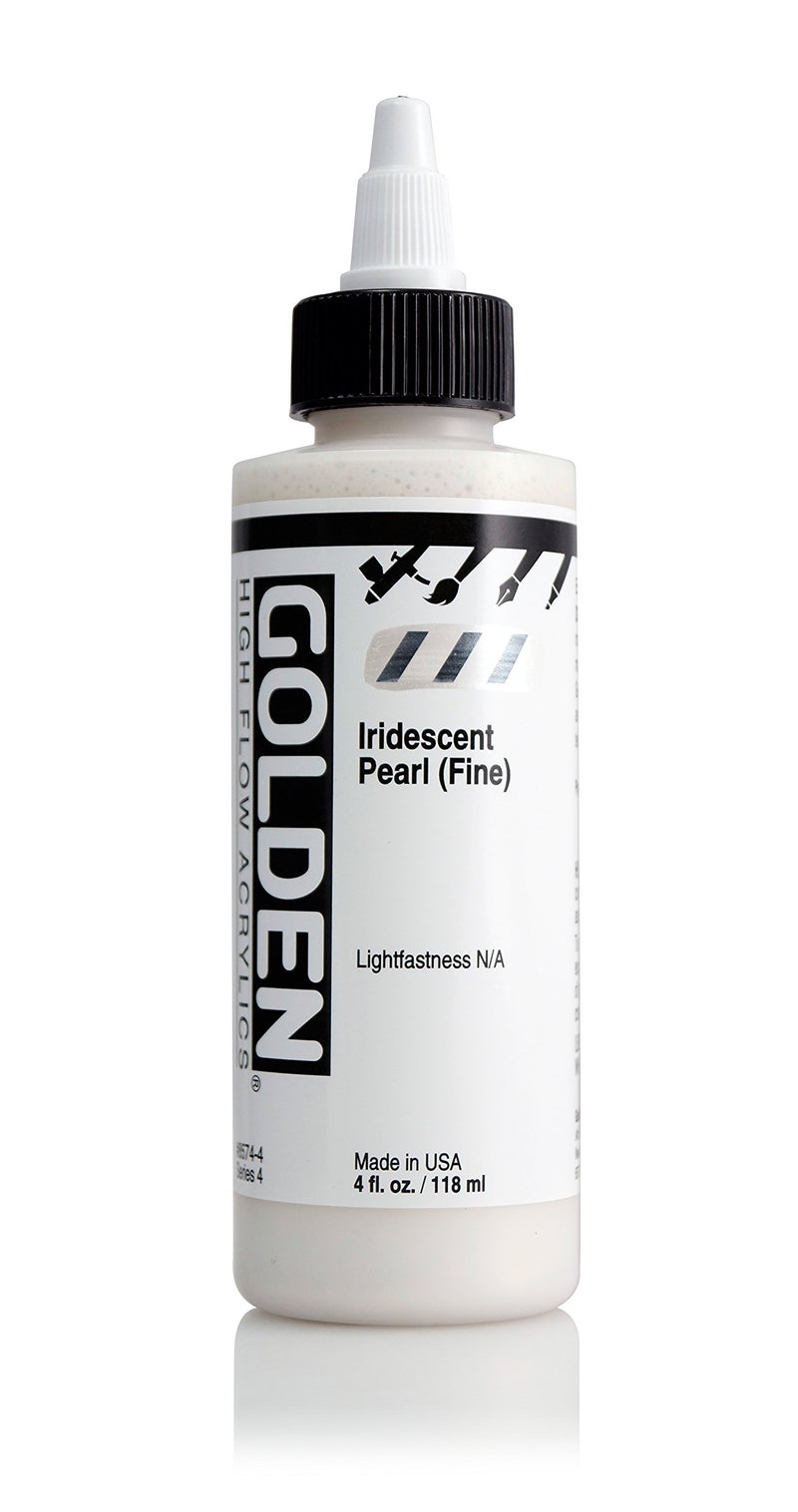 4oz. High Flow Acrylic Paint Color: Iridescent Pearl